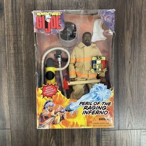 1999 Hasbro Adventures Of G.I. Joe 12" AA Peril Of The Raging Inferno NRFB